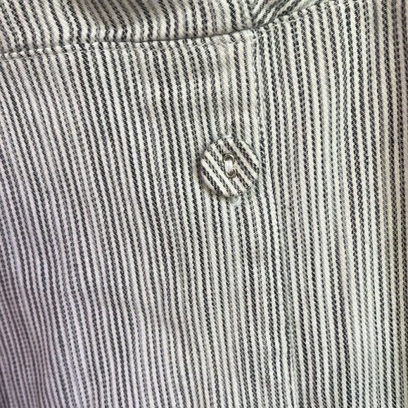 Tahari White Pleated Linen Midi Sundress - Picture 8 of 8